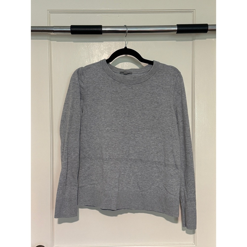 COS Gray Crew Neck‎ Long Sleeve Knit Sweater Minimalist Size S
